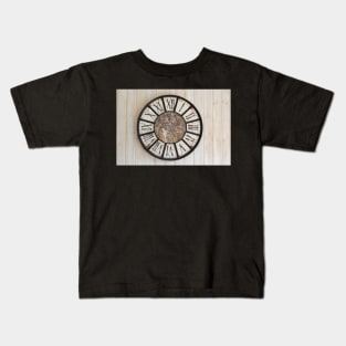 Roman Analog Wall Clock Kids T-Shirt